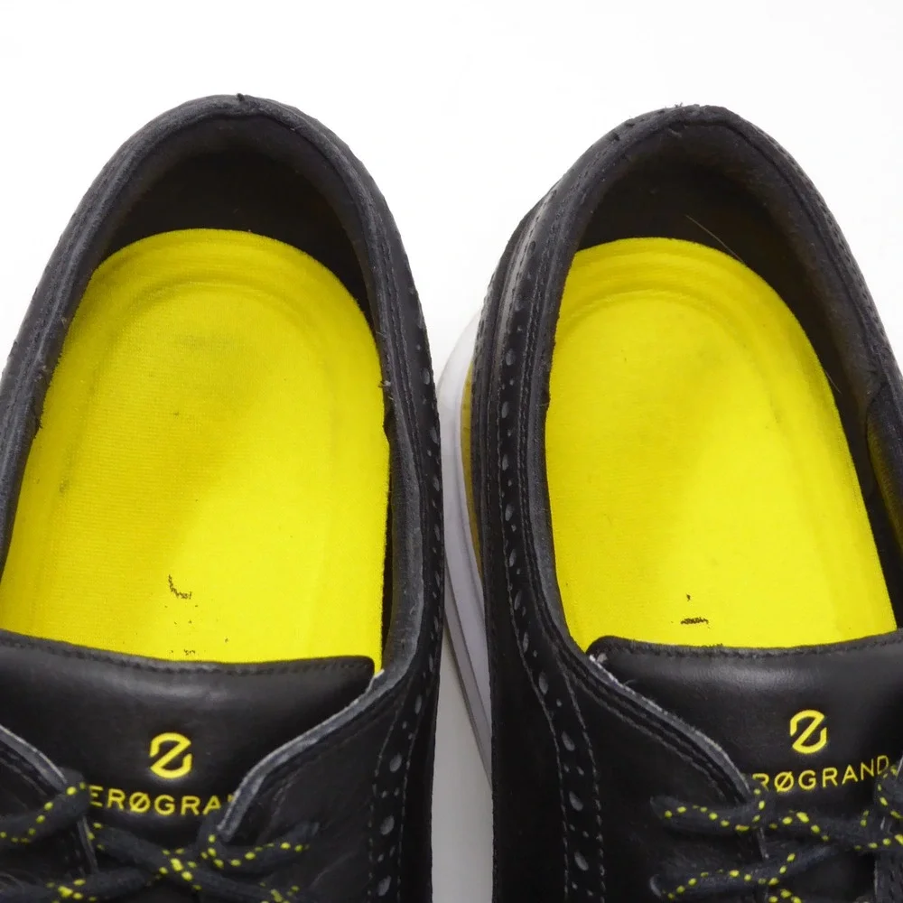 Cole Haan Men OriginalGrand Wingtip Golf Oxford Shoe Navy Blue Leather C33682 13